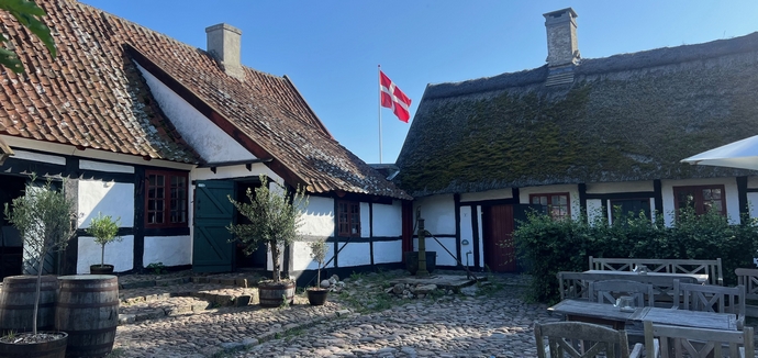 Stemningsbillede fra Lodsoldermandgården i Rørvig