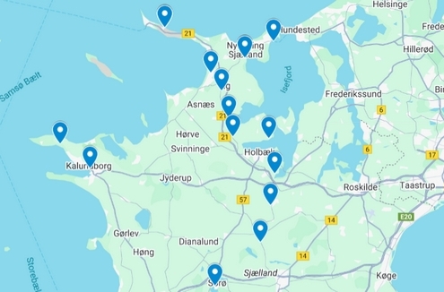 Kort med ansøgninger